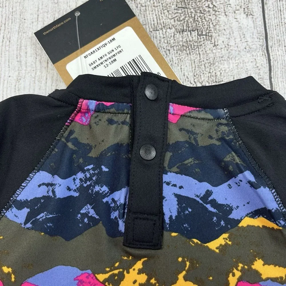 The North Face Infant Sun UPF‎ 40+ One Piece Jumper Size 12-18 M Quick Dry